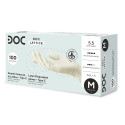Natural latex glove, finely powdered with DOC vegetable starch - 100 pcs.