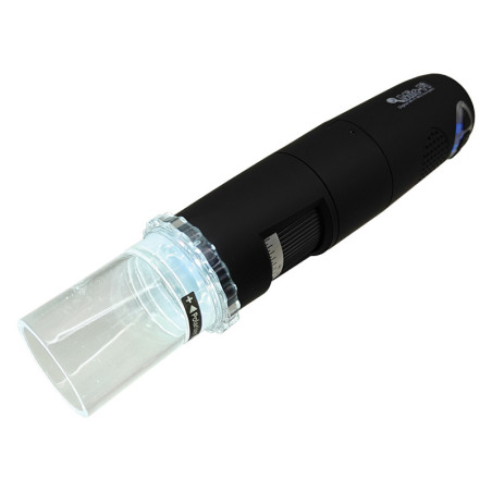 Dermatoscopio a led polarizzati+bianchi mic wi-fi & usb 5mpixel con software di base - 1 pz.