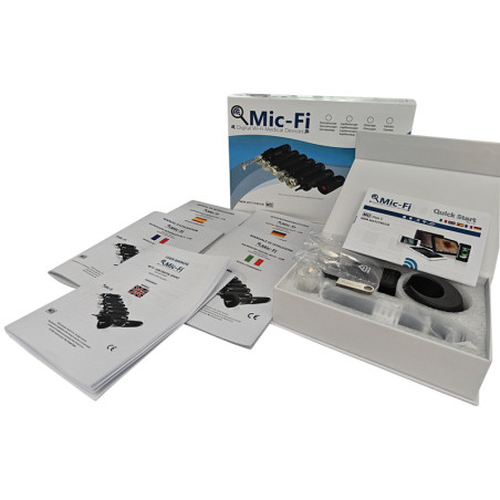 Dermatoscopio a led polarizzati+bianchi mic wi-fi & usb 5mpixel con software di base - 1 pz.
