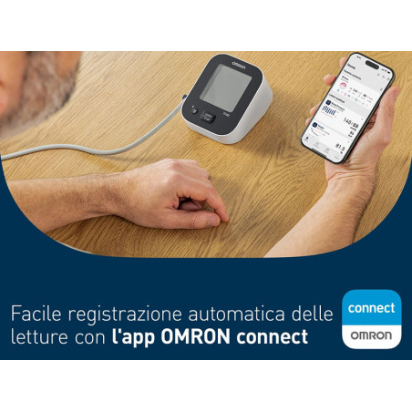 OMRON M2+ Connect Digitales Blutdruckmessgerät HEM-7188T1-LE - 1 Stück.