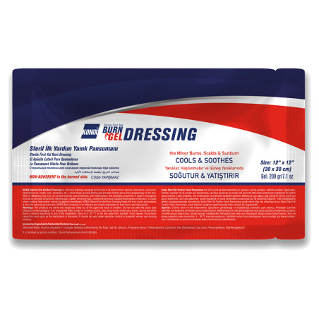 Medicazione per ustioni 30x30 cm - sterile - conf. 18 pz.