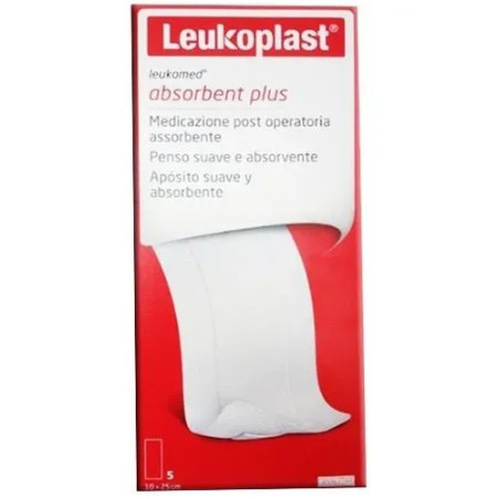 Leukoplast Leukomed 5 postoperative plastre absorberende plus 10 cm x 25 cm