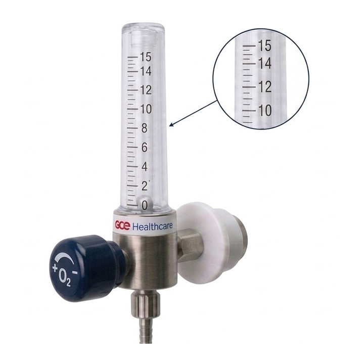 Medimeter 15 O2 flowmåler med NF AFNOR-forbindelse
