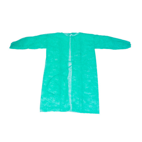 Camice visitatore verde in TNT ISOGOWN - 10 pz.