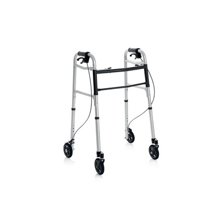 Rollator Pliant Avec 4 Roues - Frein À Main