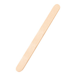 Middelgrote houten spatel 114 x 10 x 2 mm - 100 stukken