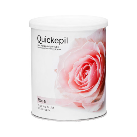 QUICKEPIL frasco depilatório de cera cor-de-rosa 800 ml
