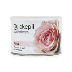 QUICKEPIL frasco depilatório de cera cor-de-rosa 400 ml