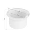 Calentador de cera IWAX blanca flor