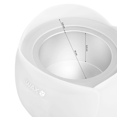 Chauffe-cire IWAX blanc fleur