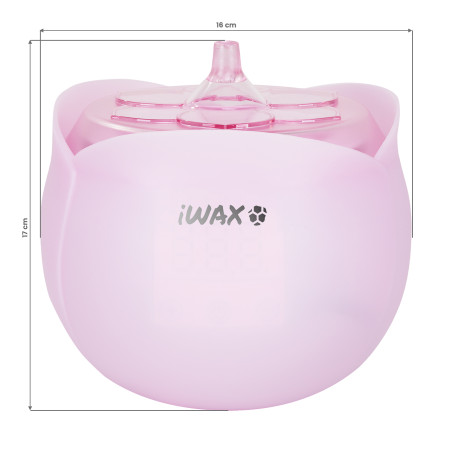 Wax heater IWAX flower pink
