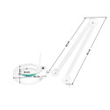 Lâmpada de aumento LED S4 + tripé