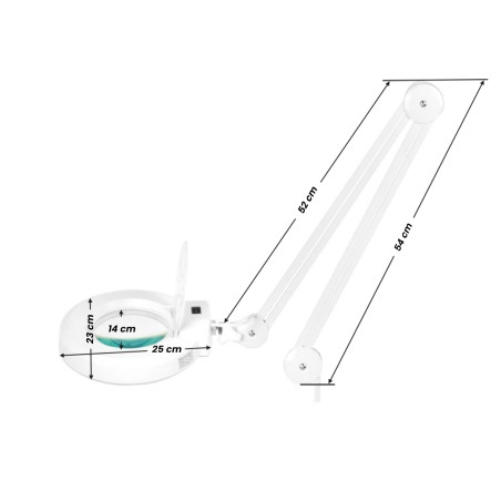S4 LED lupa + statív
