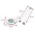 Elegante 6014 60 led smd 5d lampada d'ingrandimento da banco