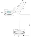 ELEGANTE 6027 60 Lâmpada LED SMD 5D com tripé