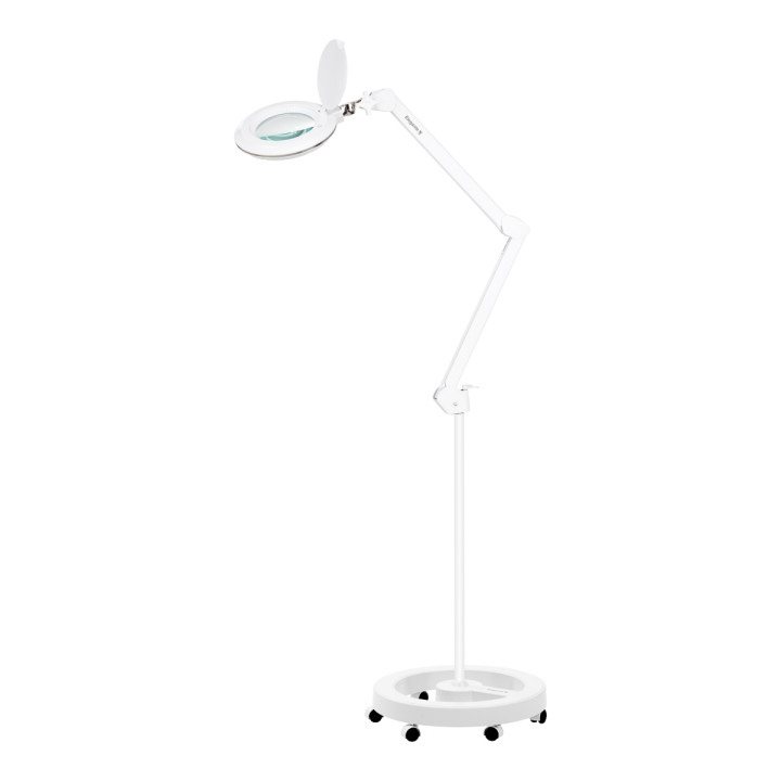 Lâmpada com ELEGANTE 6031 lupa, 60 LEDs 3D SMD com tripé e ajuste de intensidade luminosa