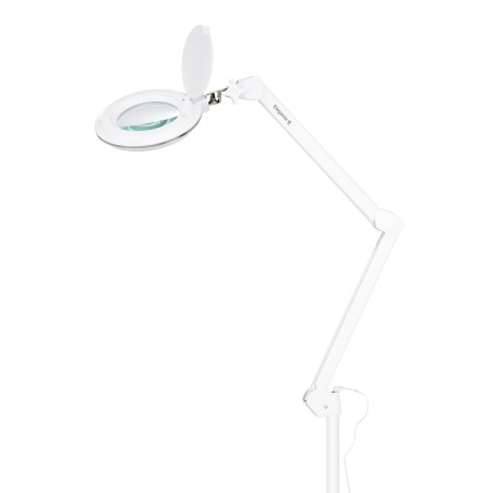Lâmpada com ELEGANTE 6031 lupa, 60 LEDs 3D SMD com tripé e ajuste de intensidade luminosa