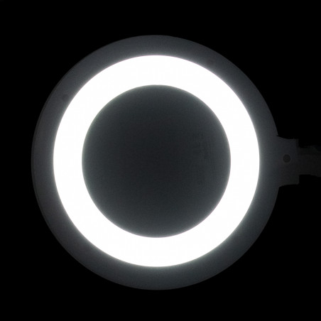 Lámpara con ELEGANTE 6031 lupa, 60 LEDs 3D SMD con trípode y ajuste de intensidad de luz