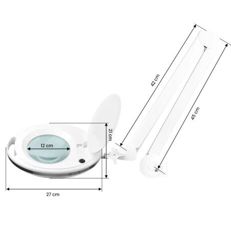 ELEGANTE 6027 60 LED SMD 5D munkapados nagyító