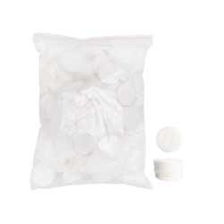 Runde kosmetische Abstüpfer aus 250 g Baumwolle