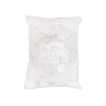 Round Cosmetic Swabs Made of 250 g Cotton