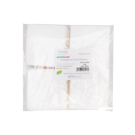 Naturline bomuldstabletter 150 g 16,5 cm x 18 cm