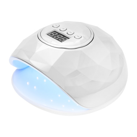 86W blank pärlvit/silver LED UV-lampa