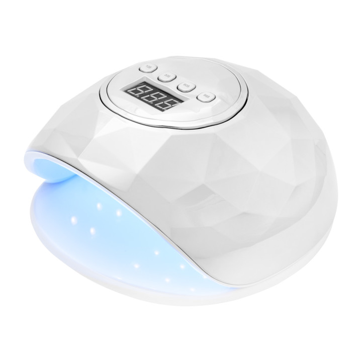 Lámpara UV LED blanca/plateada brillante de 86W