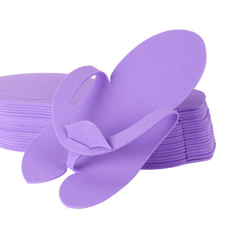 Tongs jetables en mousse 10 des paires de différentes couleurs