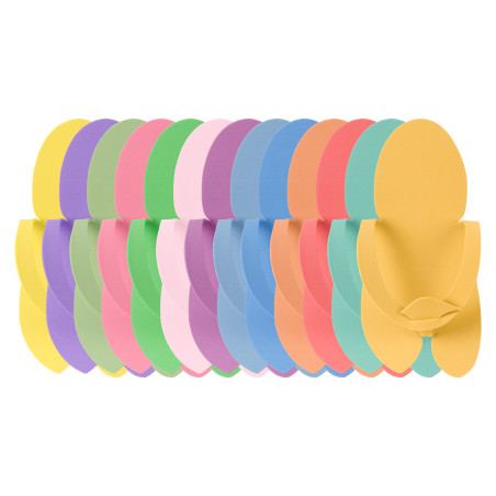 Wegwerpschuim slippers 10 paar van verschillende kleuren