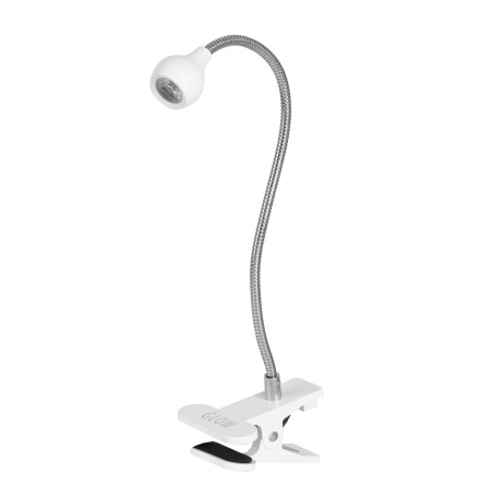 Lámpara de mesa GLOW LED Snake UV blanco