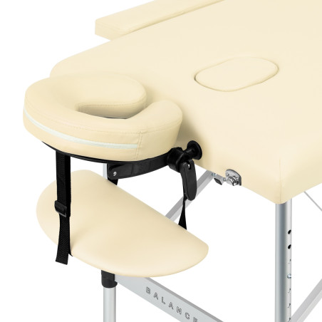 Balance Creme de Segmentos 2 Mesa de Massagem de Alumínio Dobrável