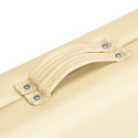 Balance Vikbart Aluminiummassagebord 2 Segments-kräm
