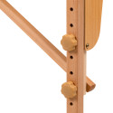 Balance Sammenklappeligt massagebord Træ 2 Sorte Segmenter