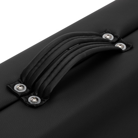 Balance Mesa de masaje plegable de madera 2 segmentos negros
