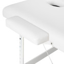 Balance Mesa de masaje plegable de aluminio 3 segmentos blancos