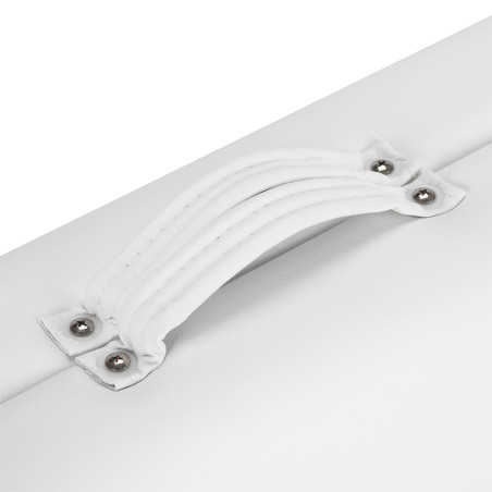 Balance Mesa de masaje plegable de aluminio 3 segmentos blancos