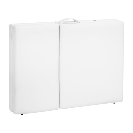 Balance Mesa de masaje plegable de aluminio 3 segmentos blancos