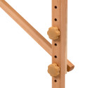 Balance Sammenklappeligt massagebord Træ 3 Sorte Segmenter