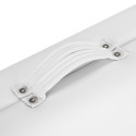 Balance Mesa de masaje plegable de madera 2 segmentos 190x70 blanco