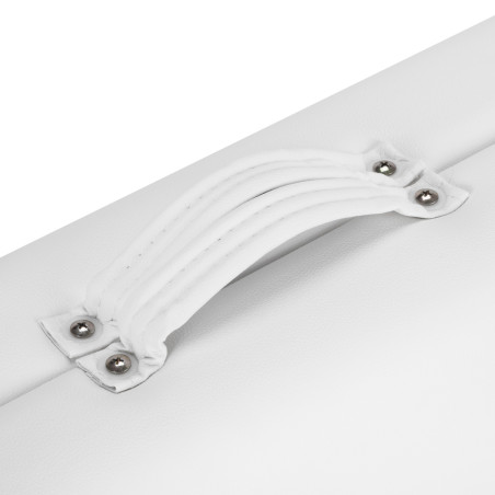 Balance Mesa de masaje plegable de madera 2 segmentos 190x70 blanco
