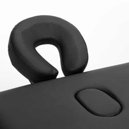 Balance Vikbart massagebord trä 3 segment 190x70 svart