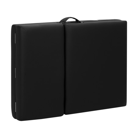 Balance Fold massagebord Træ 3 segmenter 190x70 sort
