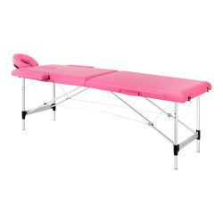 Balance Segmentos de aluminio 2 rosa de la mesa de masaje plegable