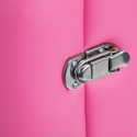 Balance Foldbart massagebord i aluminium 2 lyserøde segmenter