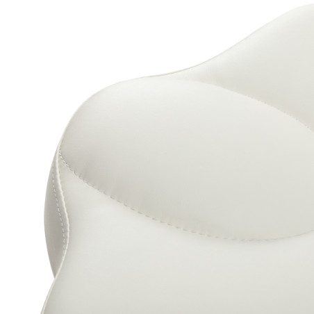 Stool AZZURRO 156-F white bump-up cosmetic