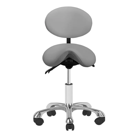 Sgabello cosmetico Giovanni 1025 grigio