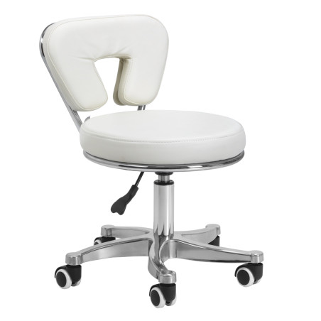 Taburete Pedicure Cosmetic 9266 White