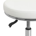 Taburete Pedicure Cosmetic 9266 White
