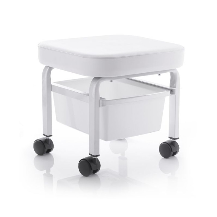 Tabouret esthétique pédicure avec contenant